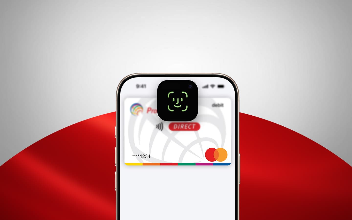 Autorizacija plaćanja Face ID-om na iPhoneu s ProCredit karticom